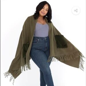 Olive Kimono With Pockets